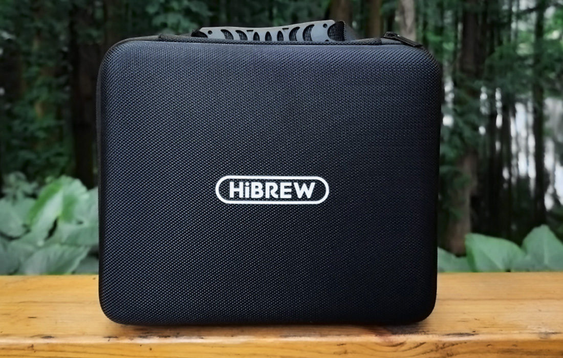 HiBREW H4-premium Bærbar kaffetrakter 3-i-1 med koffert 80W