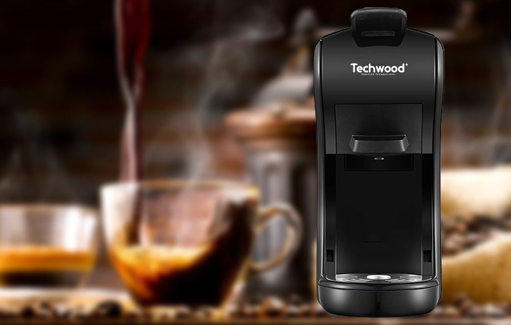 Techwood TCA-196N Kapsel kaffetrakter - svart