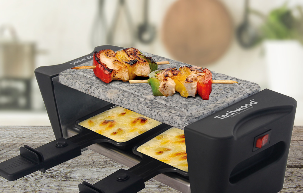 Techwood-grill TRD-346 Elektrisk Raclette duo