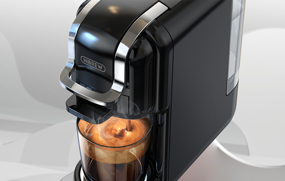 HiBREW H2B 5-i-1 kapselkaffetrakter - svart